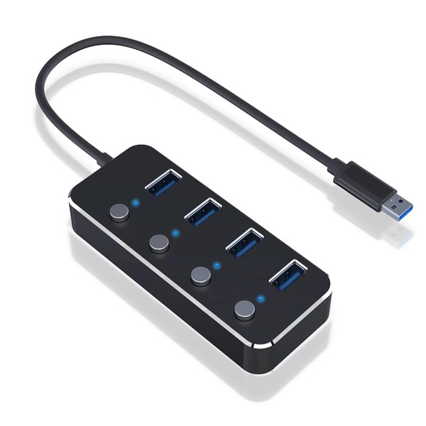 USB Hub 4 Port USB 3.0 Data Hub USB Splitter
