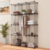 NAFORT Wire Cube Storage System, DIY Metal Grid Cube Storage