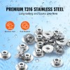 Cable Railing Kit 1/8 In Polished Steel Cable Wheel Protector