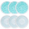 iSingo 6 Pack Mop Pads Replacement Compatible with Pursteam ScrubMaster