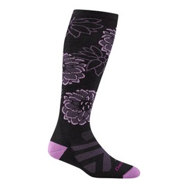 Darn Tough Women's Swirlwind Snow Sock (8054) - Black, Small