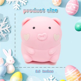 Jumbo Pineapple Duck Squishies Toys, Stress Relief Duck Toy Stretchy Animal Ball Squeeze Toys, Large Funny Animal Novelty Toy for Kids Adults (Yellow)