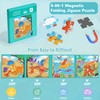 BBLIKE Children's Puzzle Magnetic Puzzle from 3 Dinosaur Puzzle for
