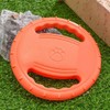 Ovewibi 1 Pack Dog Soft Flying Discs Interactive Training Toys,