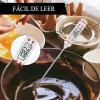 Termometro Digital Cocina Carne Reposteria Chcolate Comida Blanco