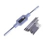 11PCS Thread Tap Set, Screw Thread Taps Die Set Mini