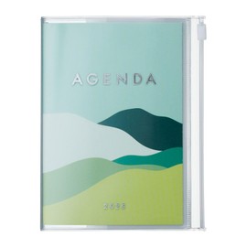 MARK'S 2024/2025 Pocket Diary A6 Vertical Mountain Green From September 2024 to December 2025