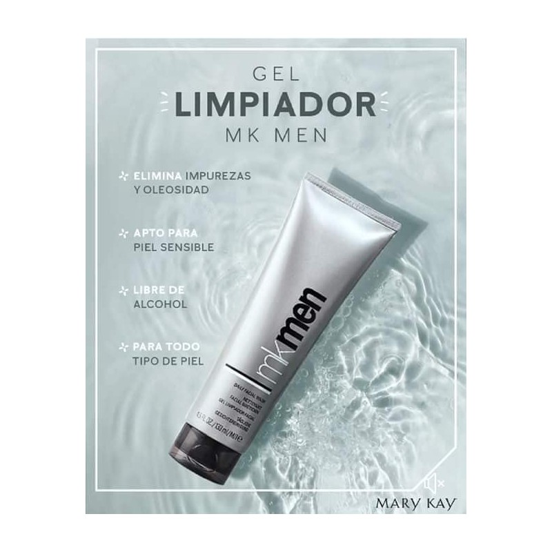Gel Limpiador Facial MK Men