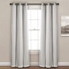 Lush Decor Sheer Grommet Curtains Panel with Insulated Blackout Lining,