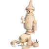 Seiffener Volkskunst Incense Smoker Figure 18 Piece Wooden Craft Set