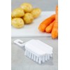 KitchenCraft Vegetable Brush, Plastic Vegetable Scrubber, Durable Bristles and Hook,