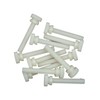 Nylon Thumb Screws with Shoulder, Knurled Head 1/4''-20 Thread -