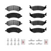 Fraxle Front and Rear Ceramic Brake Pads Set with Hardware