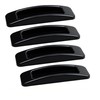 Septe 4PCS Adhesive Cabinet Handles (Black)