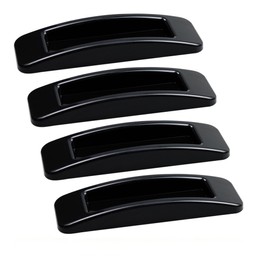 Septe 4PCS Adhesive Cabinet Handles (Black)