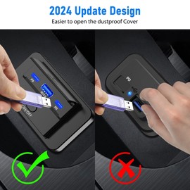 Linkstyle RV USB Outlet, Dual PD3.0 USB C Port & QC3.0 USB A Port Fast Charge with On/Off Switch for 12V Car Boat Marine -2pcs