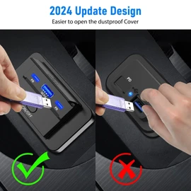 Linkstyle RV USB Outlet, Dual PD3.0 USB C Port & QC3.0 USB A Port Fast Charge with On/Off Switch for 12V Car Boat Marine -2pcs