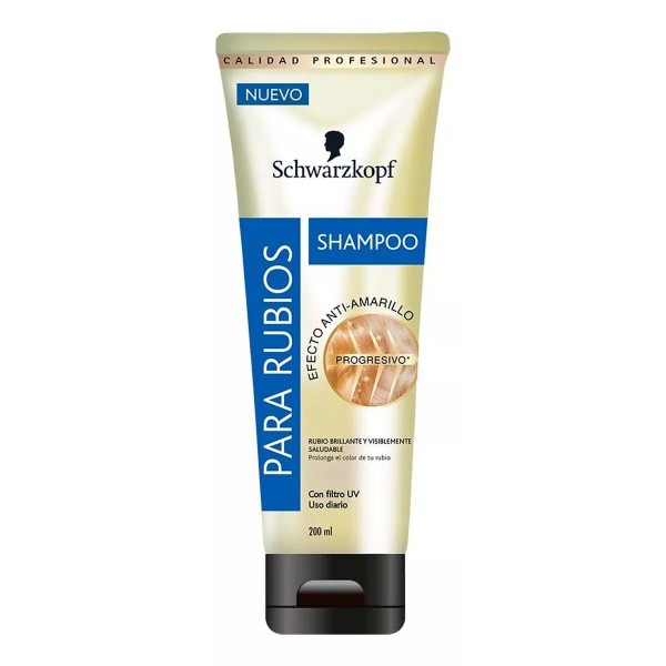 Schwarzkopf Shampoo Para Rubios Efecto Anti Amarillo 200ml
