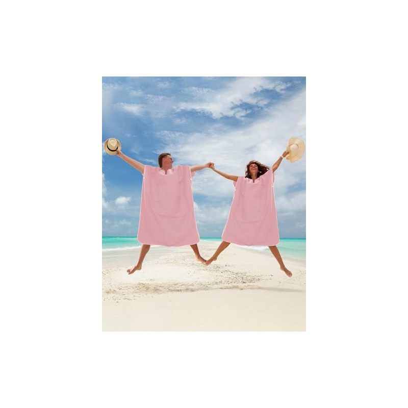 AKASENKO Poncho de Surf, Albornoz de Playa, Poncho Toalla,Bata de