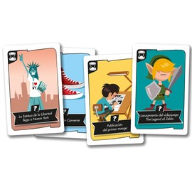 Zygomatic Timeline Twist Pop Culture | Learning Card Game | Cooperative Game | Ages 7+ | 2 to 8 Players | 15 Minutes per Game | Spanish