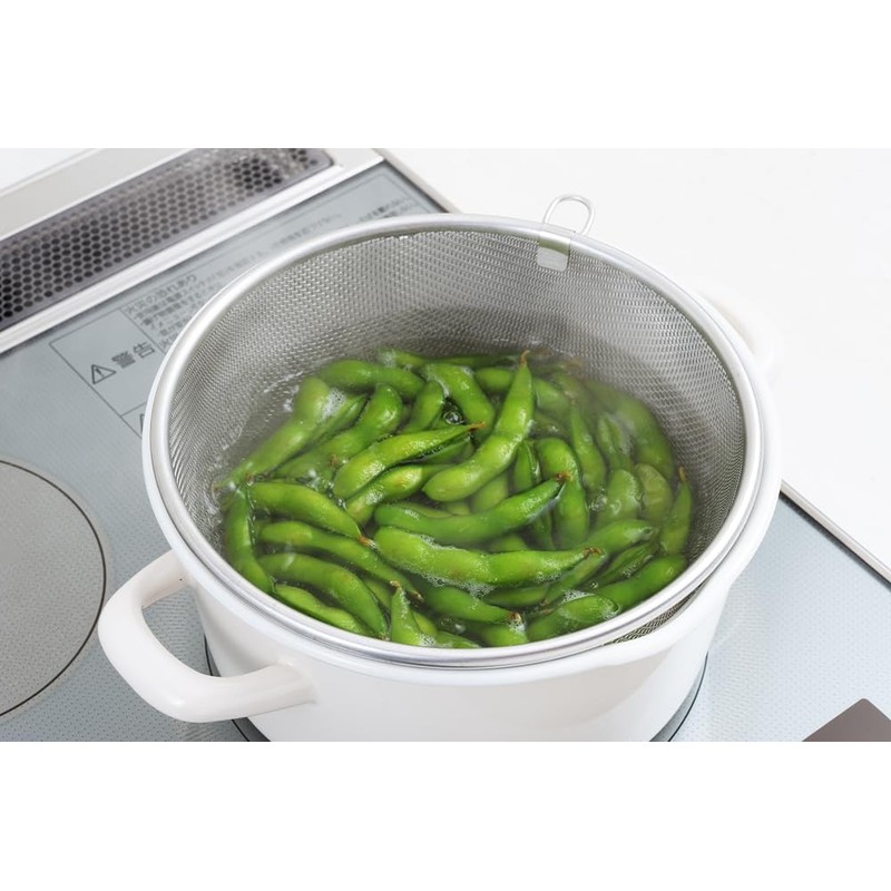Yoshikawa SJ1382 Just Fit Round Colander, 7.9 inches (20 cm),