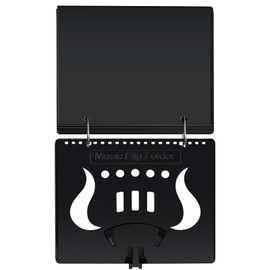 Amylove Music Flip Folder Marching Band Plastic Flip Folder with 20 Windows (40 Pcs Sheets)