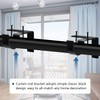 4 Pack Curtain Rod Bracket No Drill Curtain Rod Holder
