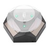 360 Rotating Solar Power Showcase LED Light Turntable Watch Jewelry