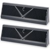 Yaocom 2 Pack Baseboard Register Vent 15 Inch Duct Opening