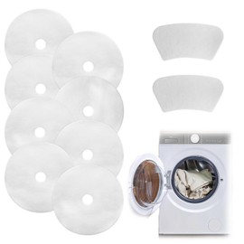 QhgPnt Tumble Dryer Filter, 8PCS Tumble Dryer Exhaust Filter22.7cm with 2PCS Air Intake Filters17.3cm, Bush Tumble Dryer Filter Cotton Replacement Dryer Parts & Accessories