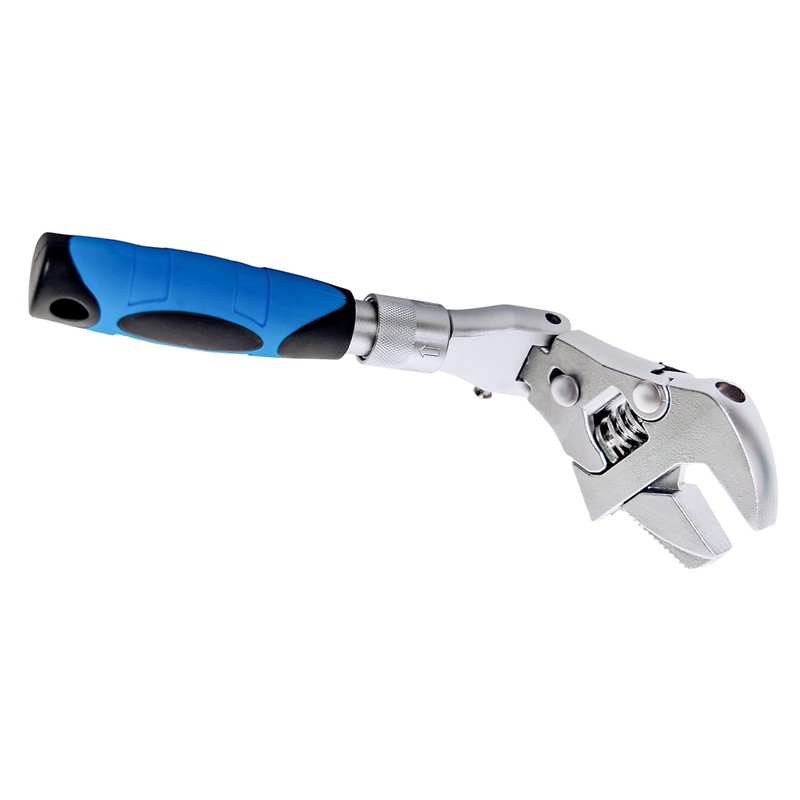 Flexhead Adjustable Wrench 10 to 12in Ratcheting Spanner with Retractable