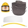 LuckyHigh Sandblast Helmet Sandblasting Hood AIR Supplied Safety Protective Tool