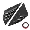 Car Rear Window Louvers, Gloss Black Rear Window Blinds Shutter