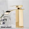 Waterfall Bathroom Faucet for Sink Basin – Hot & Cold