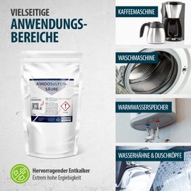 Amidosulfonic Acid, Powder (>99.8%) | 1 kg, Ideal Descaler (1, 5, 25 kg)