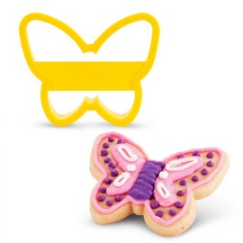 Wilton Plastic Cookie Cutter, 3-Inch, Butter, fly