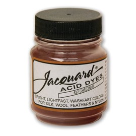 Jacquard Acid Dye for Wool, Silk and Other Protein Fibers, 1/2 Ounce Jar, Concentrated Powder, Chestnut 632