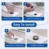 LukeTarp Brushed Nickel 972-098J Bathroom Sink Push & Seal Pop