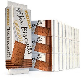 Kedem Tea Biscuits, Sugar Free Chocolate Tea Biscuits, 5.5 oz (Pack of 24)