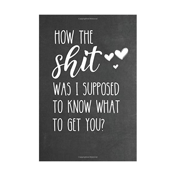 How The Shit Was I Supposed To Know What To