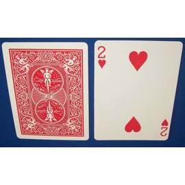 Red Back Bicycle Playing Card Force Deck (Hearts, King)