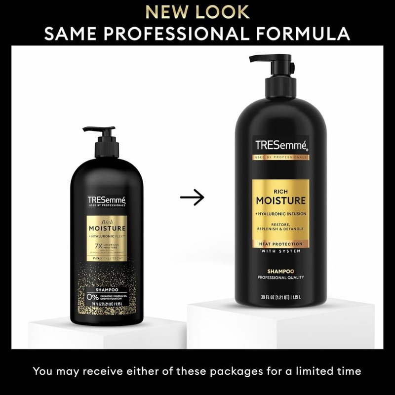 Tresemme Shampoo Moisture Rich 28 Ounce (828ml) (2 Pack)