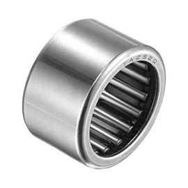 sourcing map TA2520 Needle Roller Bearings 25mm Bore 33mm OD 20mm Width Chrome Steel Open End