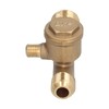 Air Compressor Valve Replacement Components Brass 4 Way Double Pipe