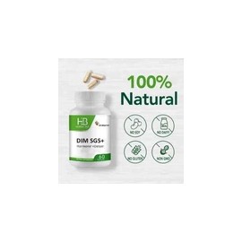 Herbal Bee DIM SGS+ Hormone Balance & Detox Support Dietary Supplement – Estrogen Metabolism, Liver Cleanse, and PMS Relief – 60 Vegetable Capsules