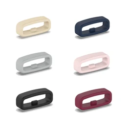 Band keepers Compatible with Garmin Vivoactive 4S/Venu 3S 2S/Forerunner 265S 255S/Vivosport/Vivosmart HR&HR+/Approach X10&X40 Bands, Silicone Fastener Rings Security Loop/Holder/Retainer