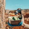 ECOlunchbox Splash Box Leakproof Stainless Bento Lunch Container With Silicone