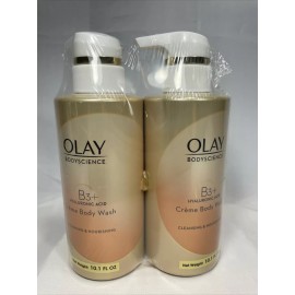 OLAY BodyScience Body Wash Creme Cleansing Nourishing B3+ Niacinamide Vitamin C