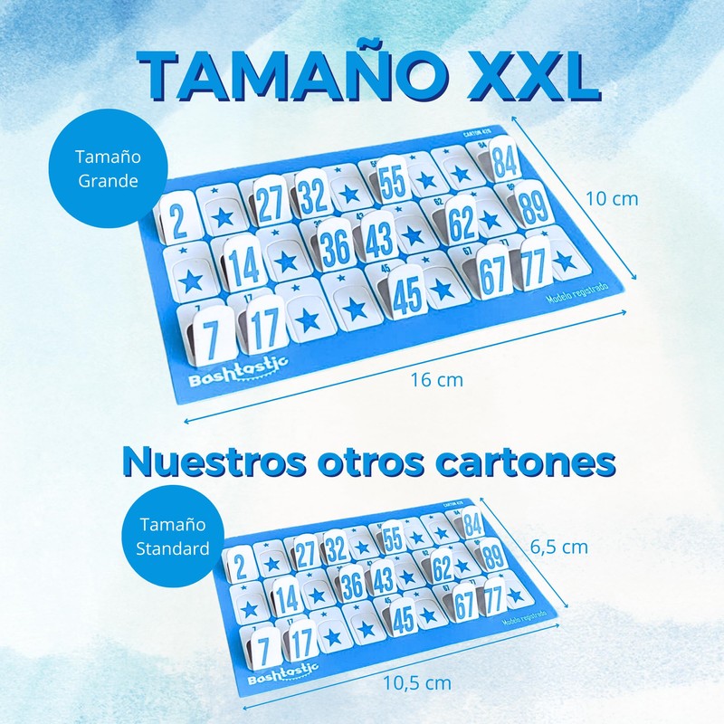 Bashtastic 102 Bingo Boxes XXL - Bingo Boxes XXL Blue