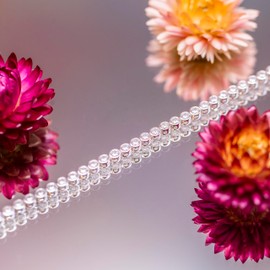 Tuscany Silver Round White Cubic Zirconia Tennis Bracelet 18cm/7"